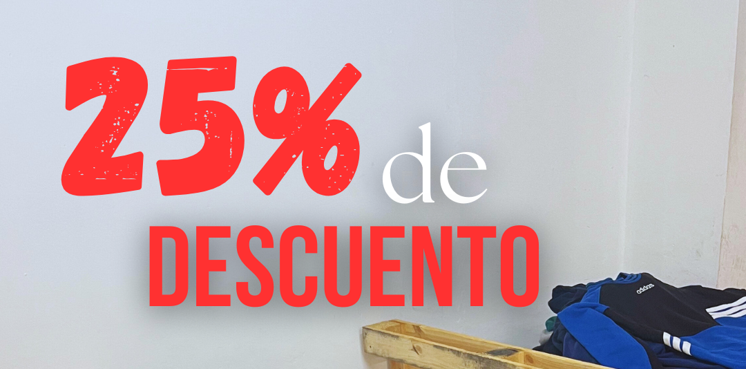 Haz un vídeo y consigue un 25% de descuento.🔥