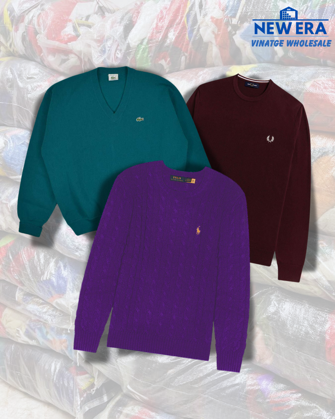 10x Vintage branded sweaters