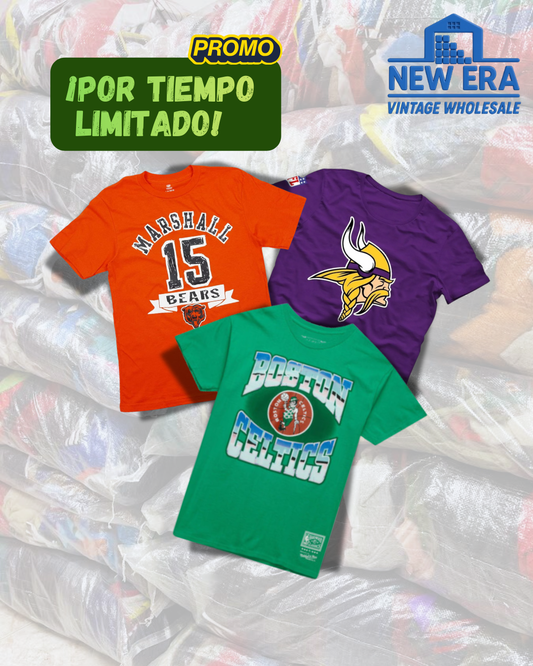 Mix camisetas NFL, NBA y NHL