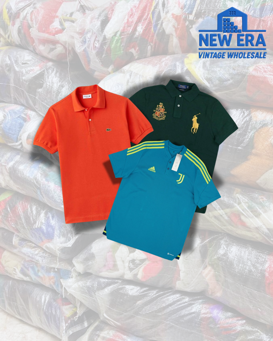 (x10) Polos de marca premium