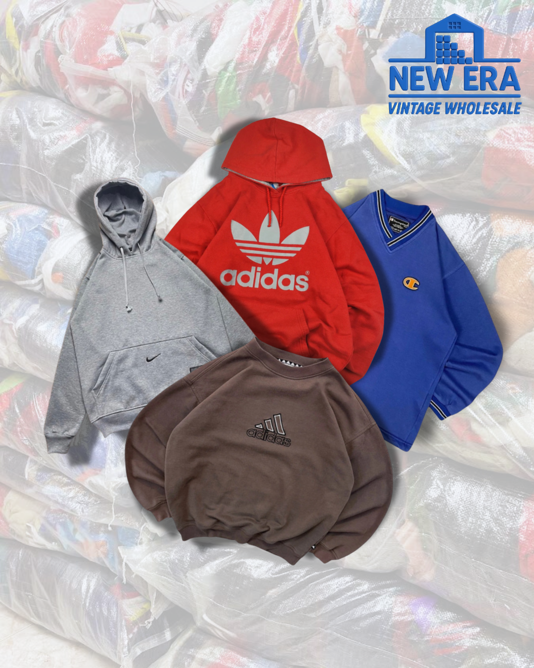 (x10) Sudaderas vintage de marca