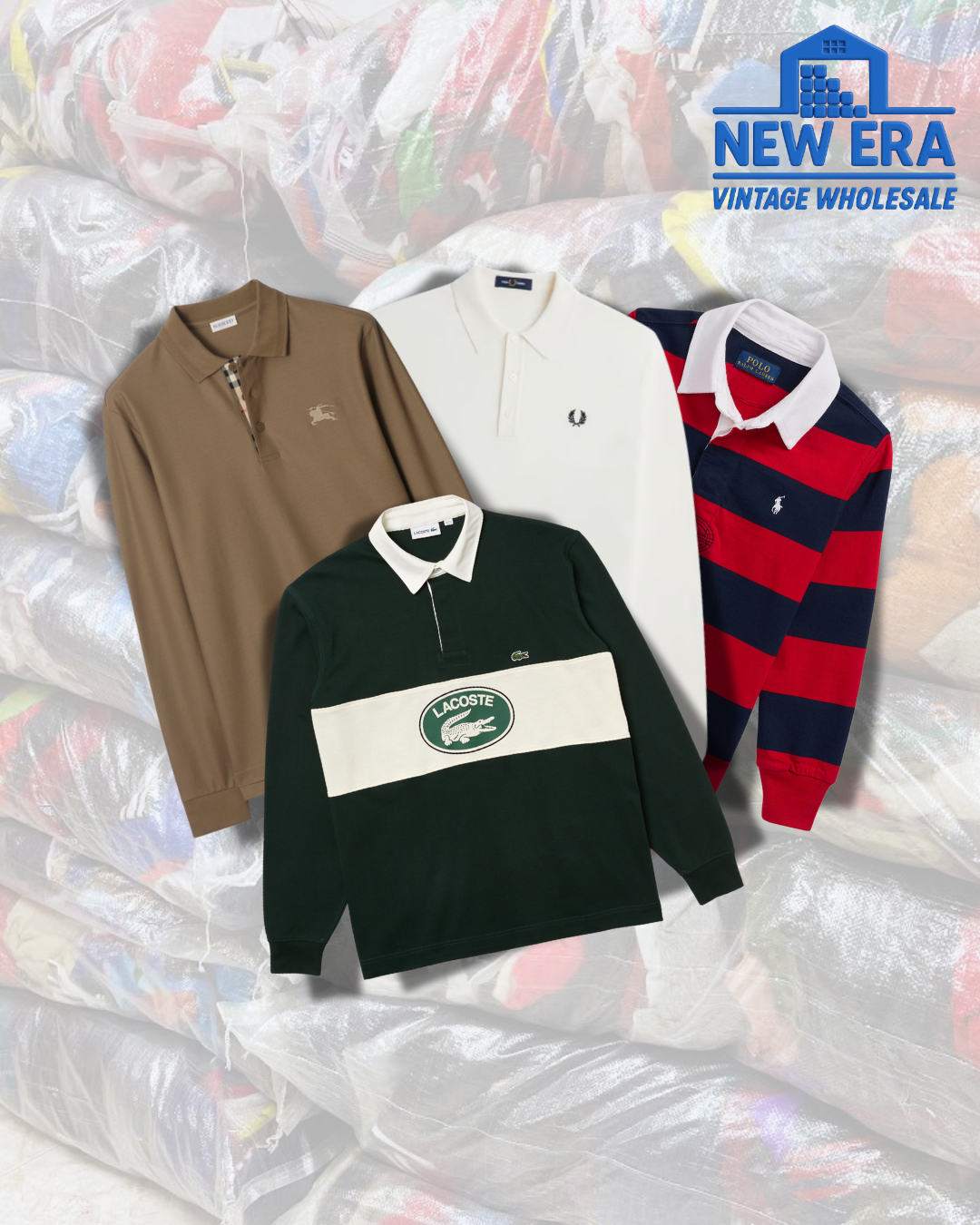 Polos de manga larga premium