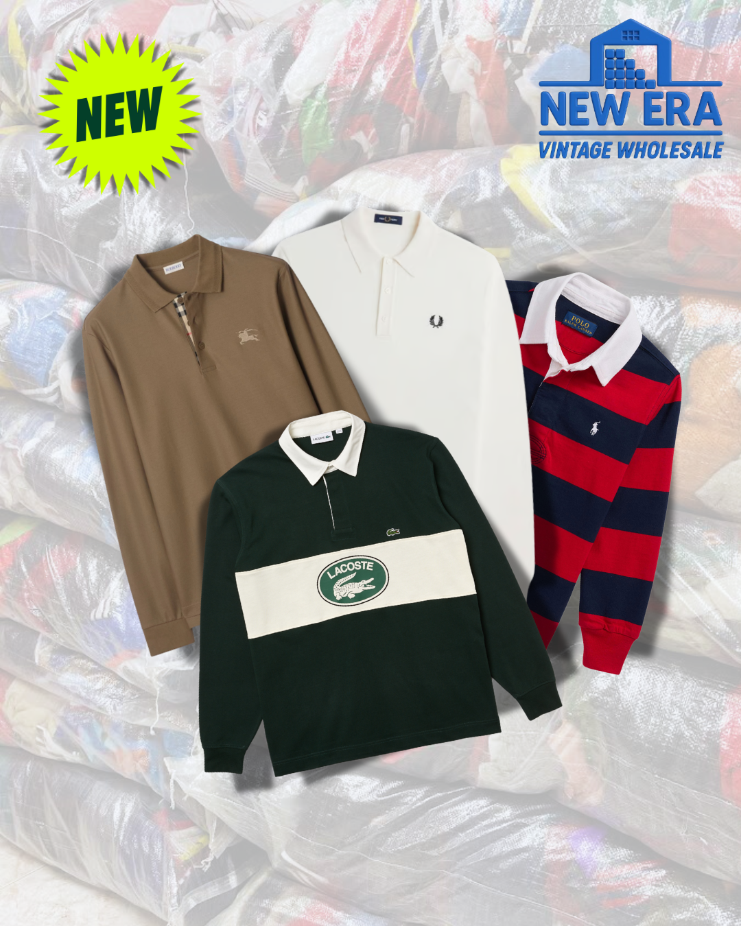 Polos de manga larga premium